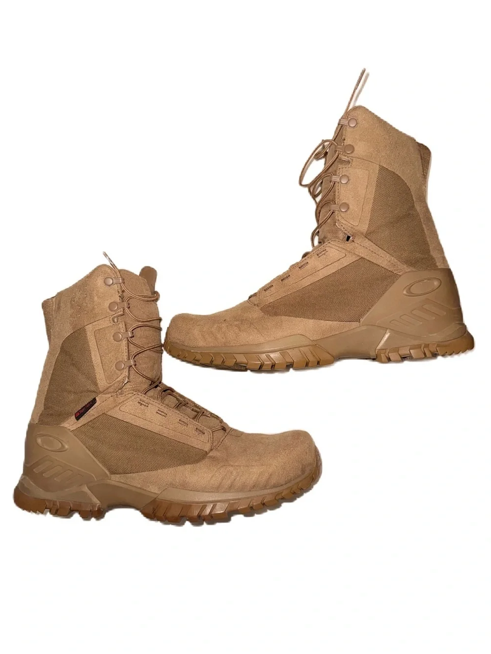 Oakley Tactical Combat SI-6 Miitary Boots Coyote Tan Outdoor Performance EUC
